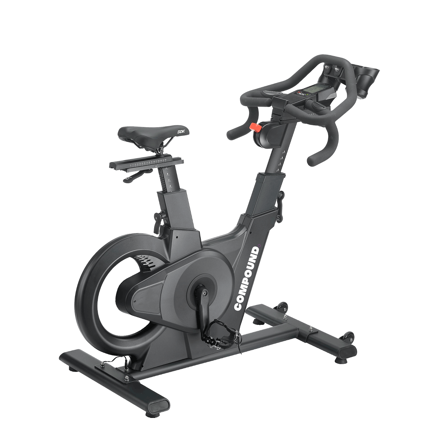 Caliber BLK Magnetic Spin Bike Zwift Kinomap Compound Fitness Equipment
