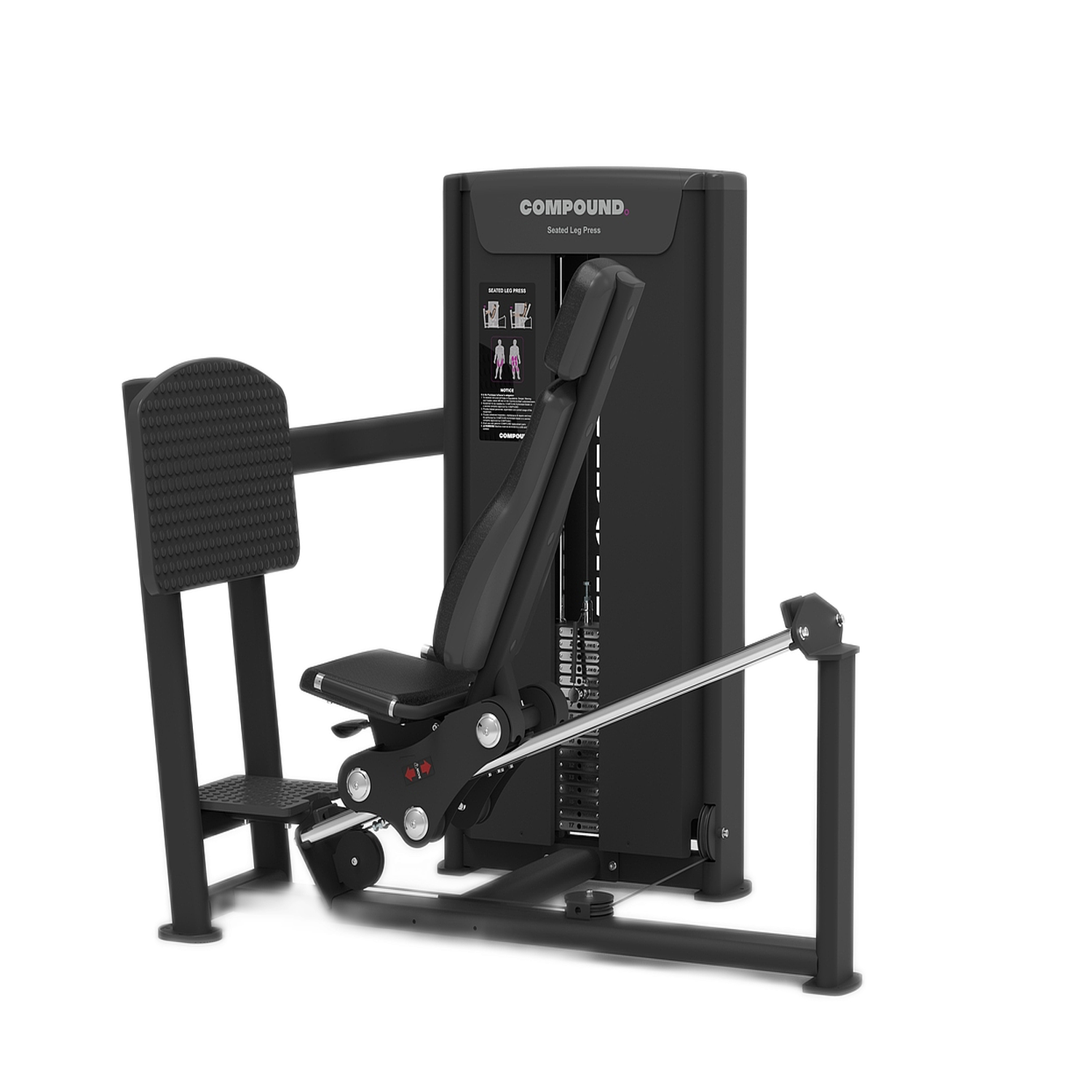 Seated Leg Leg Press Cable Machine Technogym Selection Line Seated