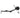 Concept2 RowErg rowing machine, black, side view on white