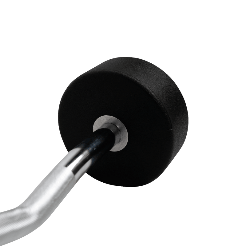 Fixed PU - EZ Curl Barbell 10kg to 55kg | Storage Tower Included