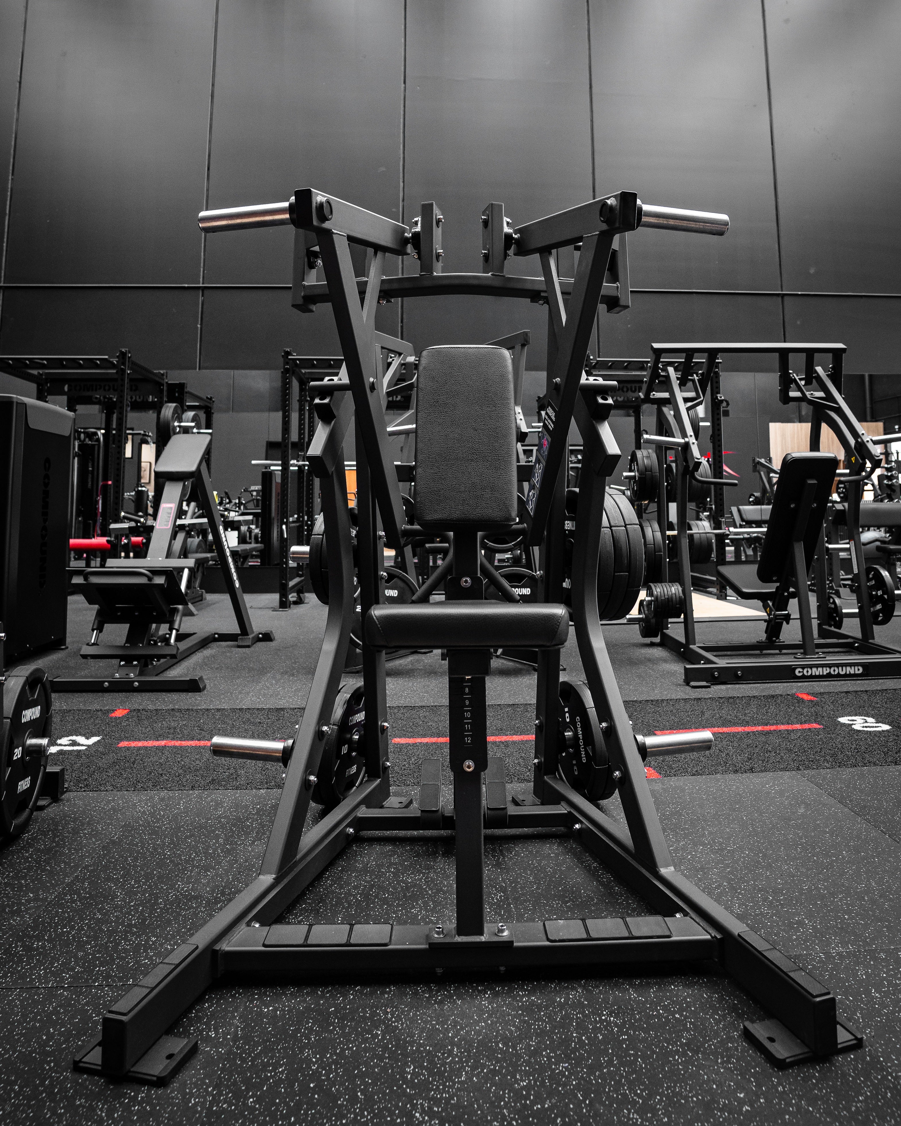 ISO Low Row Machine - Commercial Plate Loaded | Compound Fitness ...