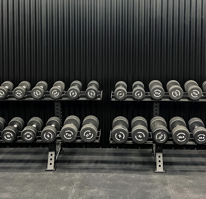 2 Tier Round Dumbbell Rack | COMPOUND Fitness Equipment – Compound ...