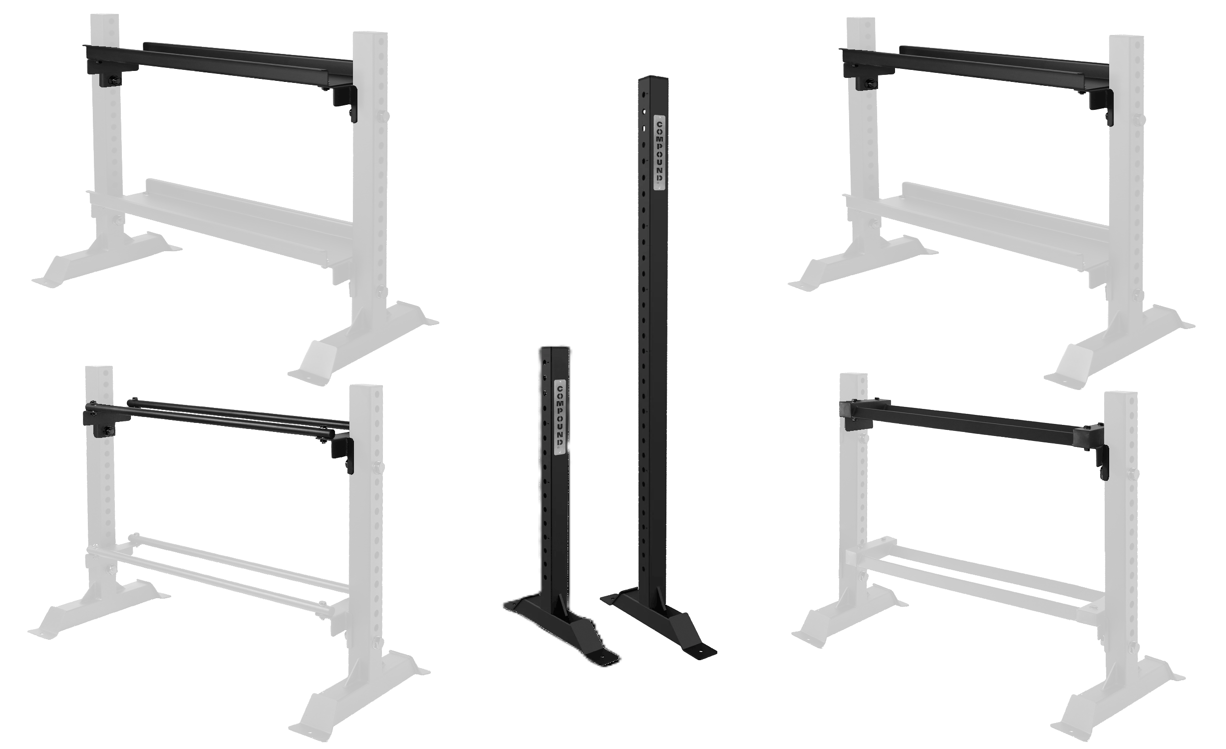 Modular Racking - Upright Bar – Compound Fitness Equipment