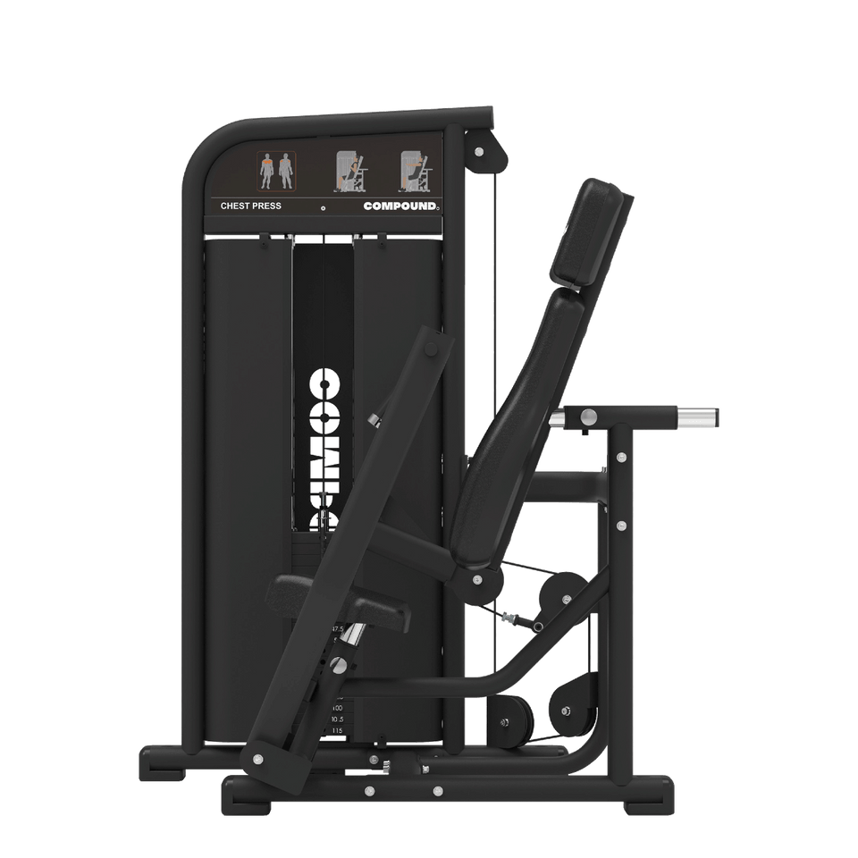 Chest Press Pin Loaded Machine | COMPOUND Fitness – Compound Fitness ...