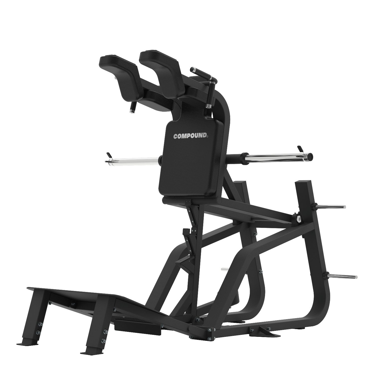 V-Squat | Hack Squat Plate Loaded Machine – Compound Fitness Equipment