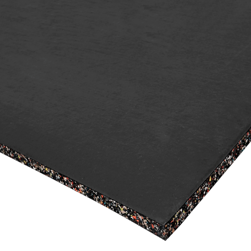 EPDM Premium Gym Tile (1m x 1m x 15mm) - Black