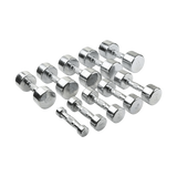 Chrome Dumbbell Set with Tower (1-10kg)